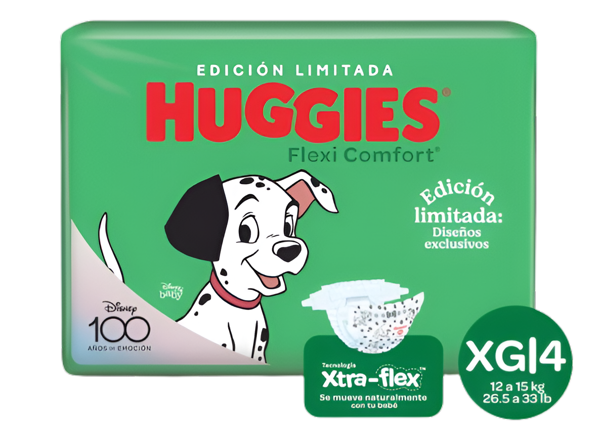 Pañal Huggies flexi comfort XG - 52 unidades