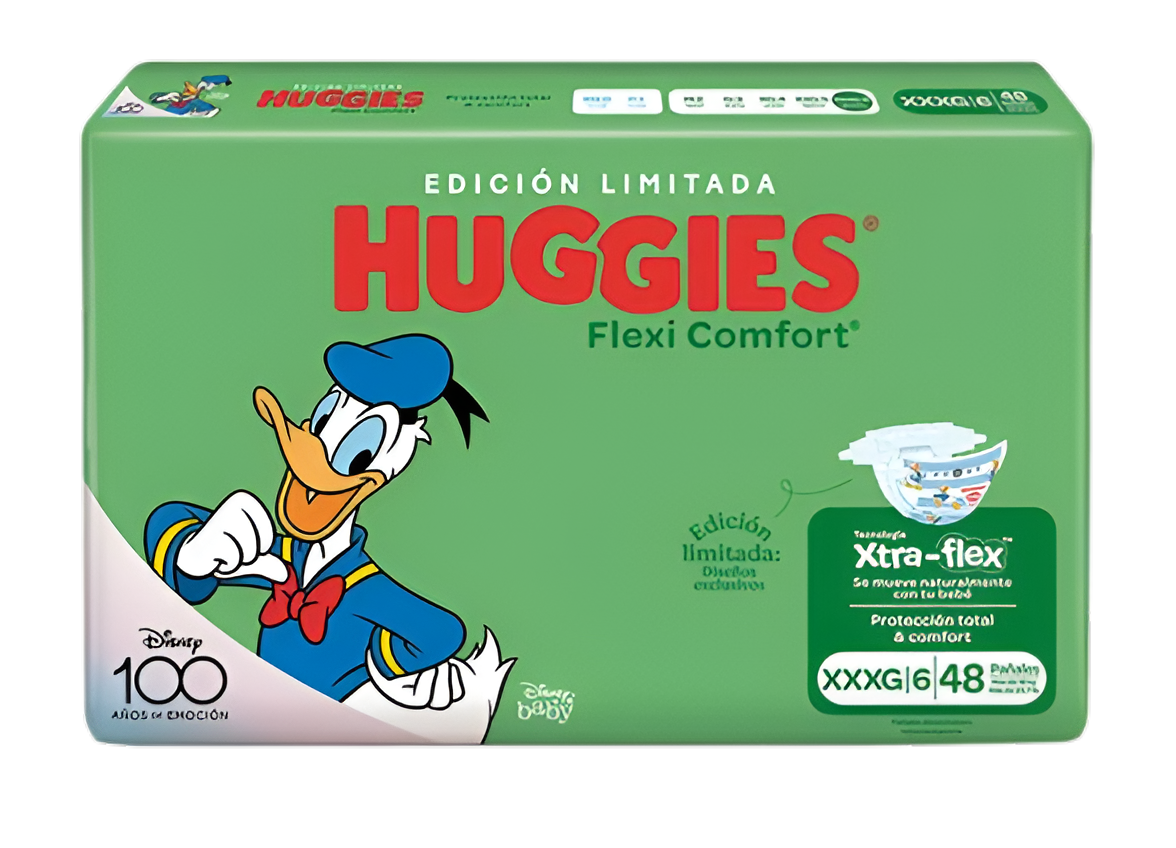 Pañal Huggies flexi comfort XXXG - 48 unidades